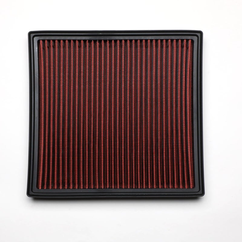 Auto Dynasty High Flow Engine Air Panel Filter Drop-in Reusable & Washable Compatible with BMW 530i 535i 640i 740i X3 X4 X5 X6 2008-2019 B48 2.0L I4 N55 3.0L Turbocharged I6 CA11118 (Red) - Image 4